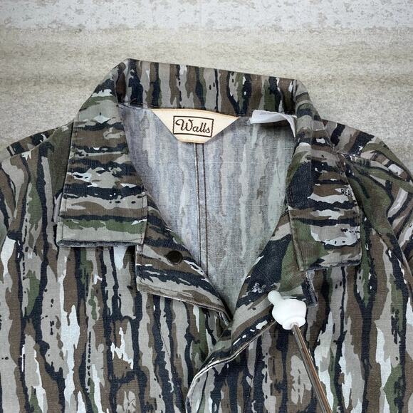 Vintage Realtree Hunting Camo Coveralls Baggy Wide Leg Fit Cotton Walls SR 90s - Picture 3 of 11
